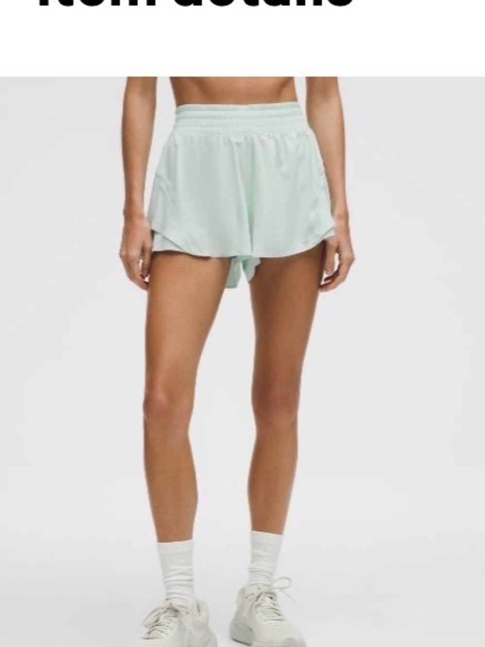 lululemon athletica Men's Lightweight Running Shorts - Mint